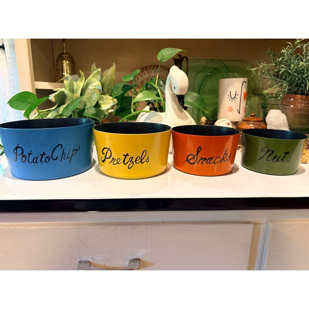 Vintage MCM Bar Snack Nesting Bowls